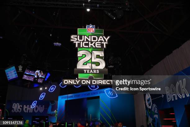 Sunday Ticket at the Super Bowl LIII Experience on January 29, 2019 at the Georgia World Congress Center in Atlanta, GA.