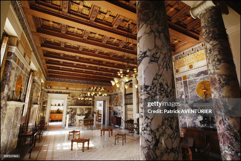 The Villa Kerylos, An Hymn To Ancient Greece On March 1, 2004 In Beaulieu-Sur-Mer, France
