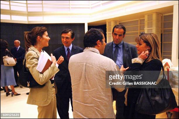 Philippe Douste Blazy, Minister Of Health. On May 18, 2004 In Paris, France. Philippe Douste Blazy at the TV show on France 2, "100 Minutes to...