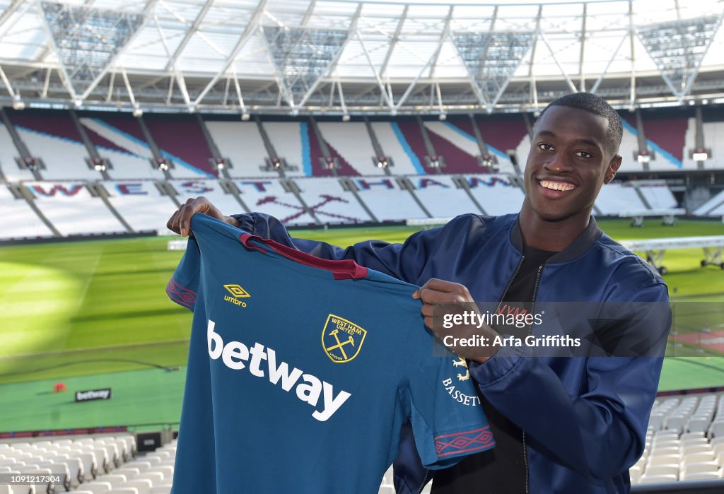 West Ham United Unveil New Signing Mesaque Dju