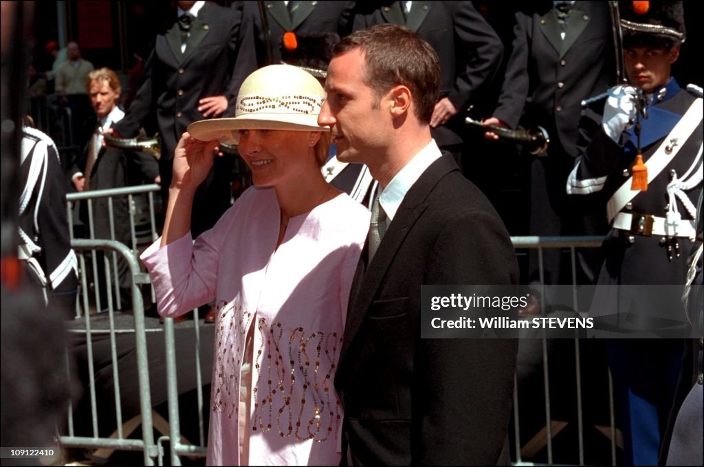 Wedding Of Prince Constantin And Laurentien Brinkhorst On May 19Th, 2001 In La Haye, Netherlands.