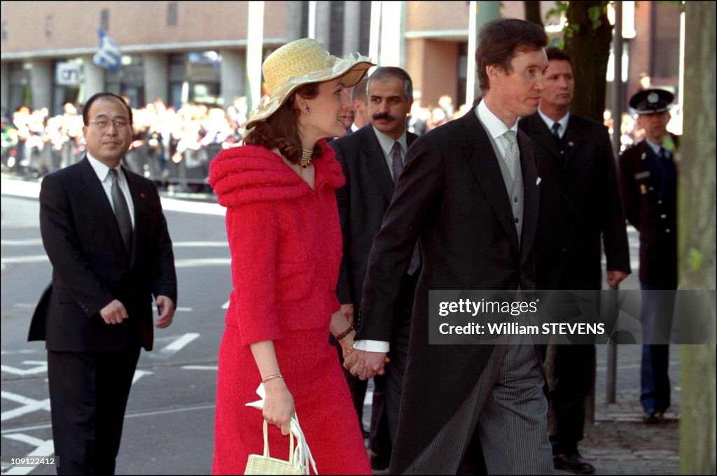 Wedding Of Prince Constantin And Laurentien Brinkhorst On May 19Th, 2001 In La Haye, Netherlands.