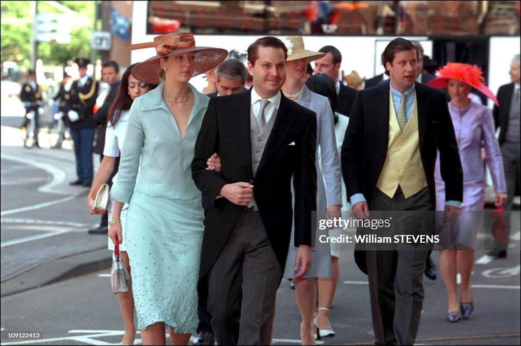 Wedding Of Prince Constantin And Laurentien Brinkhorst On May 19Th, 2001 In La Haye, Netherlands.