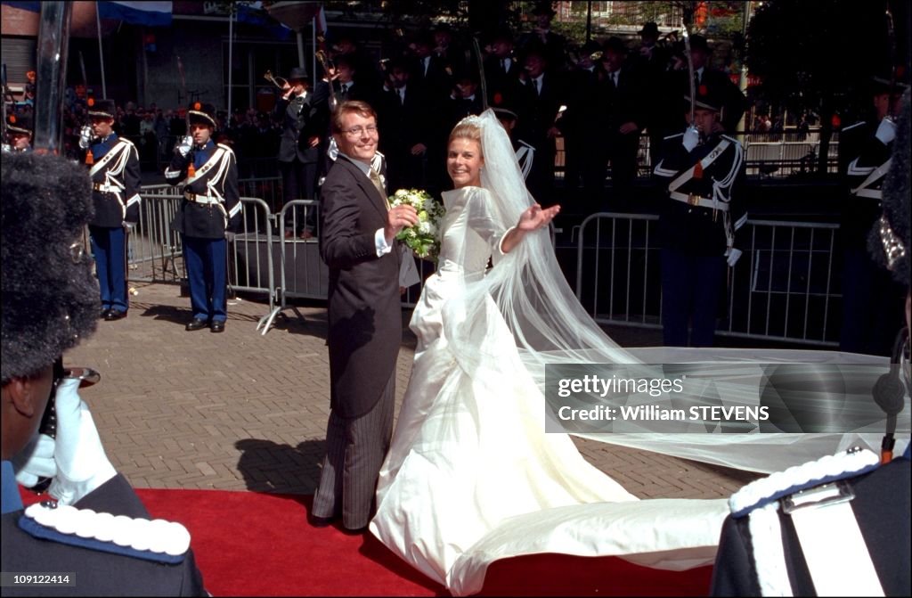 Wedding Of Prince Constantin And Laurentien Brinkhorst On May 19Th, 2001 In La Haye, Netherlands.