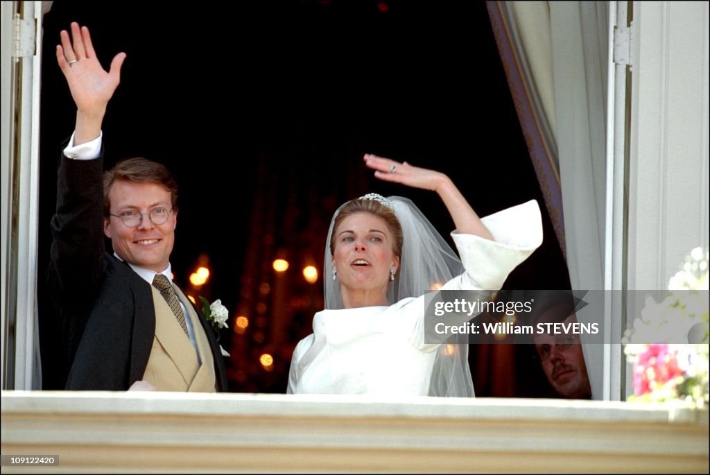Wedding Of Prince Constantin And Laurentien Brinkhorst On May 19Th, 2001 In La Haye, Netherlands.