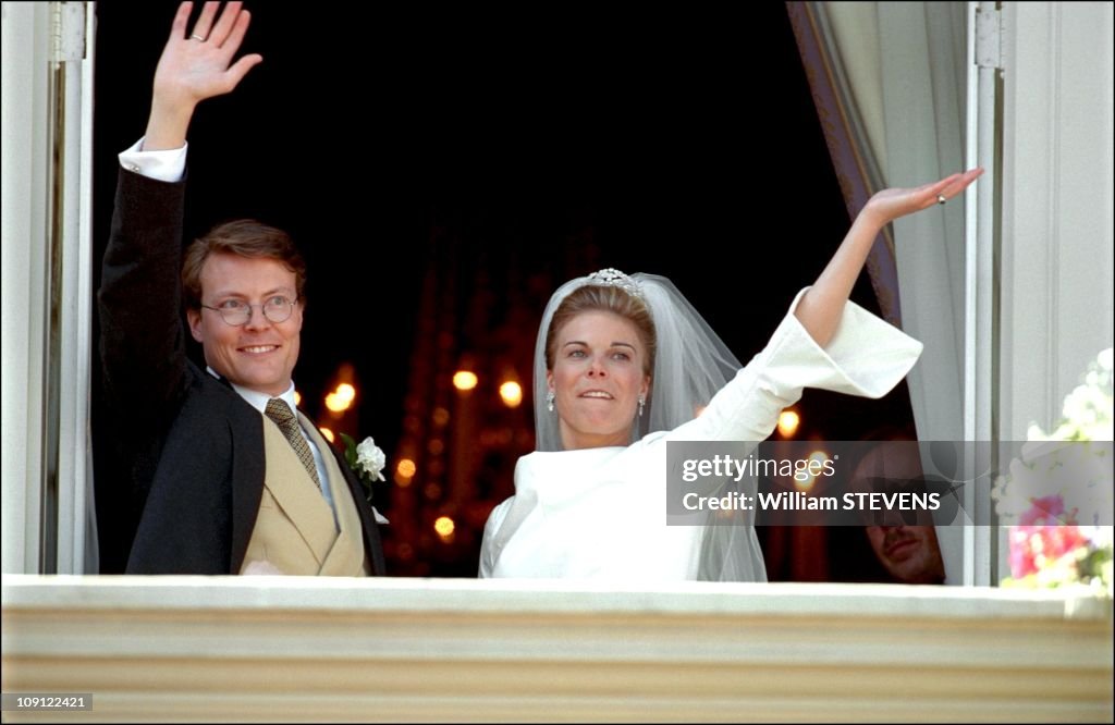 Wedding Of Prince Constantin And Laurentien Brinkhorst On May 19Th, 2001 In La Haye, Netherlands.