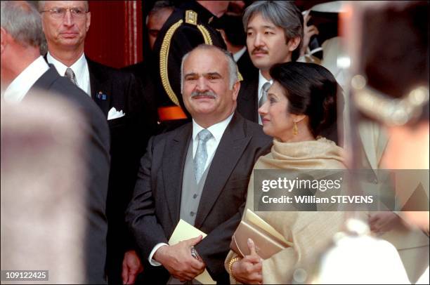 Wedding Of Prince Constantin And Laurentien Brinkhorst On May 19Th, 2001 In The Hague, Netherlands. Prince Hassan Bin Talal And Princess Sarvath El...