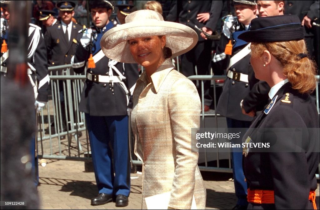 Wedding Of Prince Constantin And Laurentien Brinkhorst On May 19Th, 2001 In La Haye, Netherlands.
