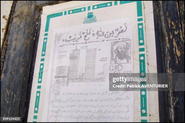 Posters Of Oussama Ben Laden On April 10Th Pakistan.