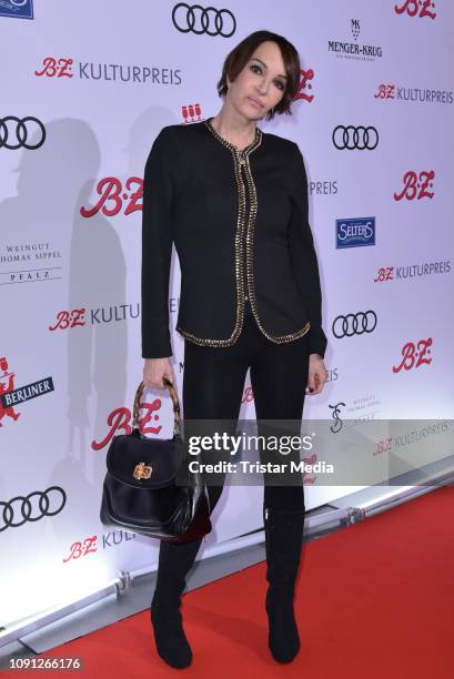 Anouschka Renzi during the B.Z. Kulturpreis 2019 at Volksbuehne on January 29, 2019 in Berlin, Germany.