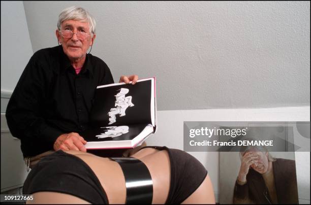 French Artist Tomi Ungerer At Home On October 14Th, 2001 In Strasbourg, France.