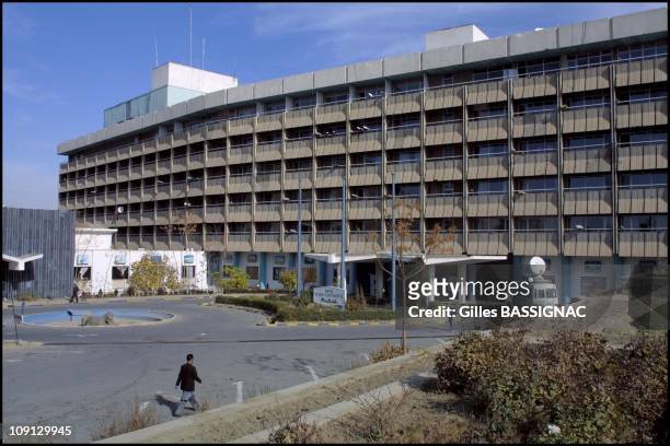Intercontinental Hotel In Kabul On November 26Th, 2001 In Kabul, Afghanistan. Suspecting Suicide Bomb Attack Against Occidental Journalists, The...