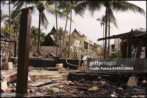 Khao Lak'S Hotel Sofitel Devastated By Tidal Wave That Struck Seven Countries After Powerful Dec. 26 Earthquake Off Sumatra. On December 29, 2004 In...