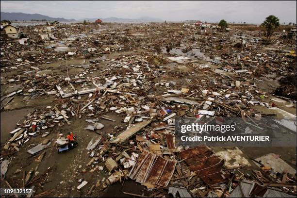 Banda Aceh After The Tsunami Disaster On January 10, 2005 In Banda-Aceh, Indonesia.