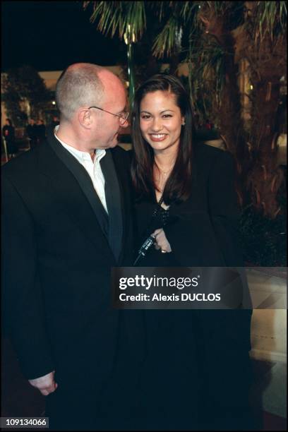 Grand Opening Of The Walt Disney Studios In Marne La Vallee On March 15Th, 2002 In Marne-La-Vallee, France. Phil Collins Anf Wife