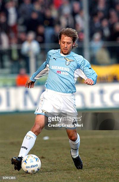 Gaizka Mendieta of Lazio in action during the Serie A match between Parma and Lazio, played at the Ennio Tardini Stadium, Parma. DIGITAL IMAGE...