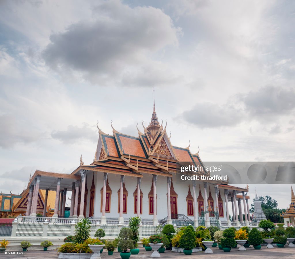 Pagoda Inside The Grounds Of The Royal Palace In Phnom Penh, Cambodia