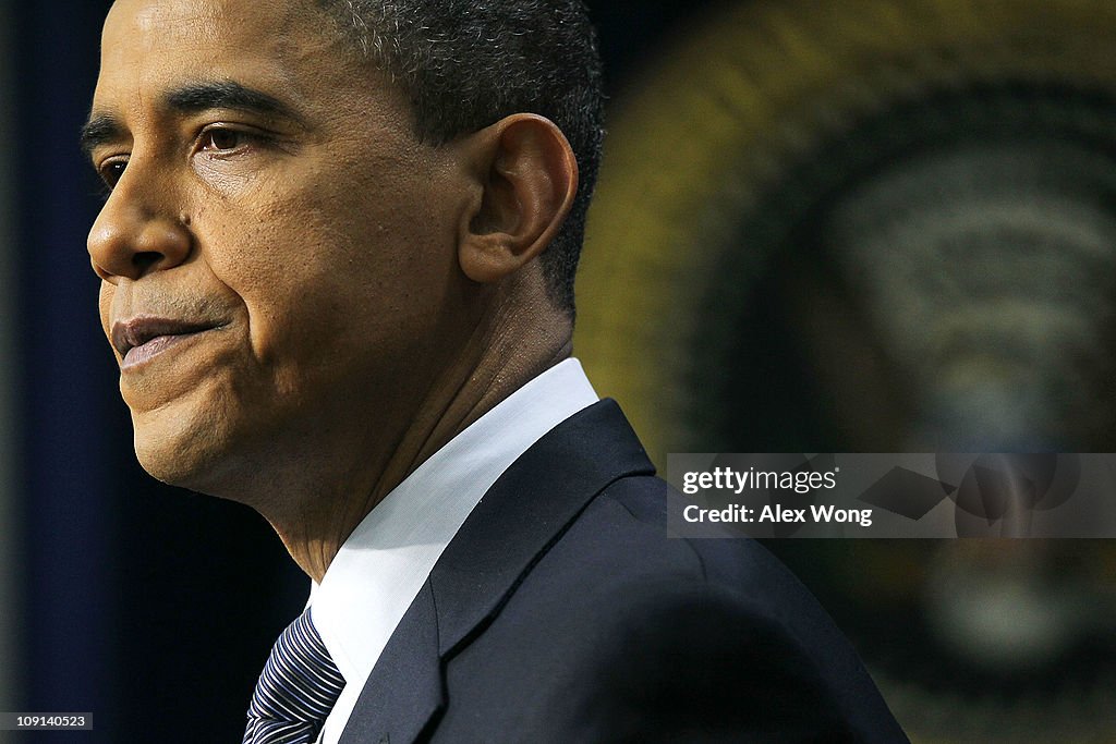 President Obama Holds News Conference At White House