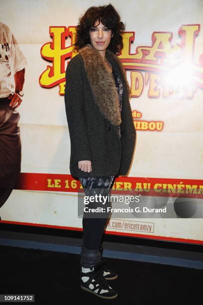 Anne De Petrini attends the 'Halal Police D'Etat' - Paris Premiere at UGC Cine Cite Bercy on February 15, 2011 in Paris, France.