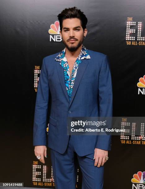 Adam Lambert attends The Elvis '68 All-Star Tribute Special at Universal Studios Hollywood on October 11, 2018 in Universal City, California.