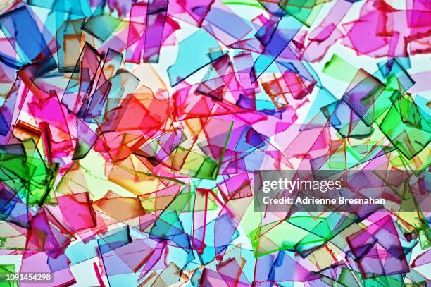 rainbow shatter - perspex stockfoto's en -beelden