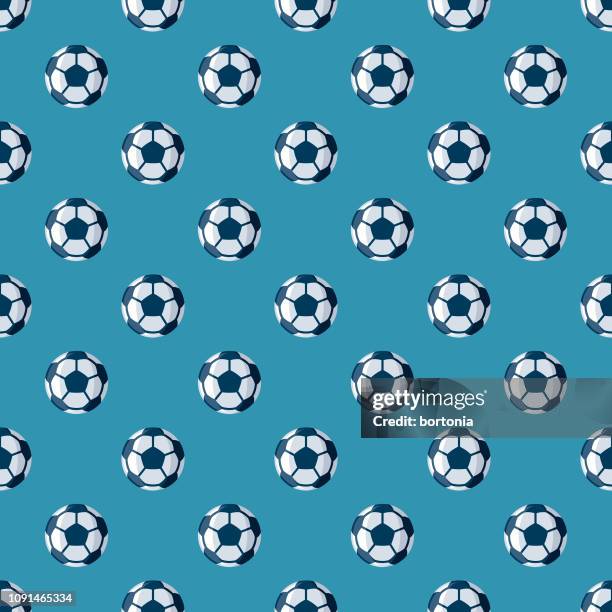 soccer father's day seamless pattern - soccer formation stock illustrations