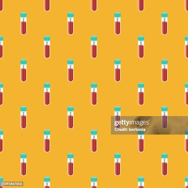 blood sample genetic testing seamless pattern - ancestry dna stock illustrations