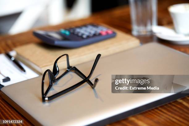 entrepreneurship tools laid out on the table, ready for work on the go - accounting stock pictures, royalty-free photos & images