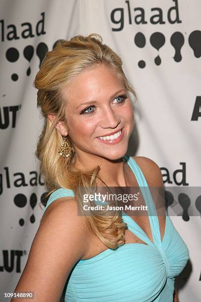 Brittany Snow during 18th Annual GLAAD Media Awards - Arrivals at Kodak Theatre in Hollywood, California, United States.