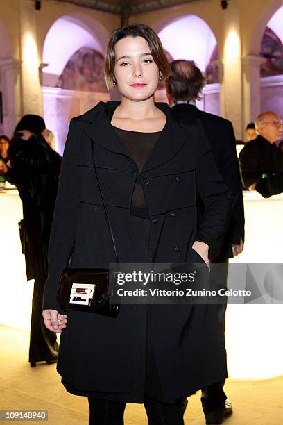 Martina Codecasa attends the "Percorso Di Lavoro" photography exhibition cocktail party held at Chiostro Del Bramante on February 15, 2011 in Rome,...