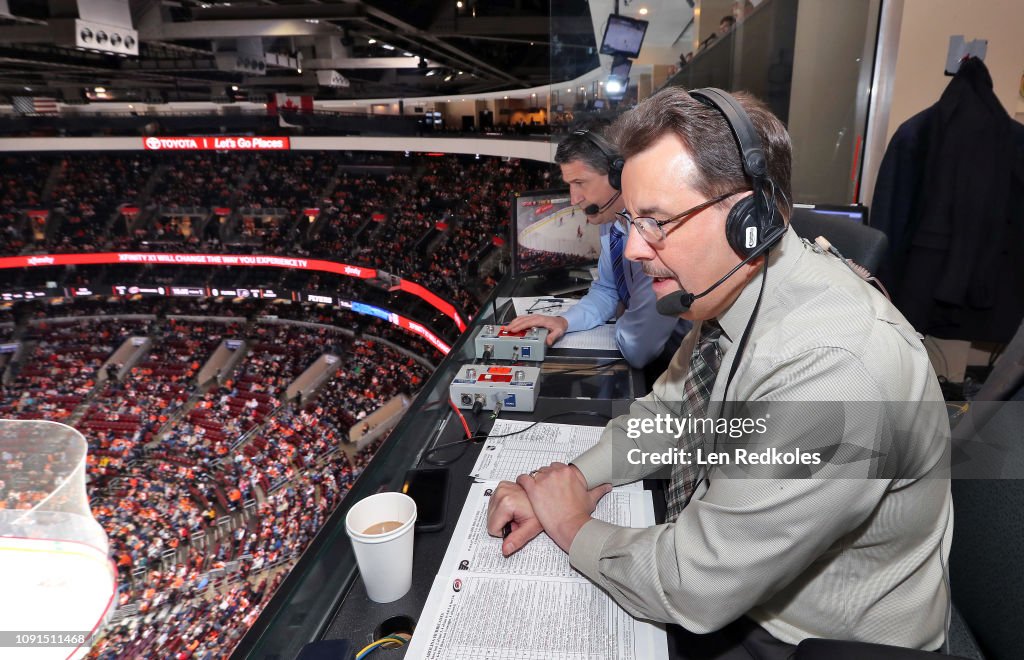 Jim Jackson and Keith Jones TV announcers for the Philadelphia Flyers