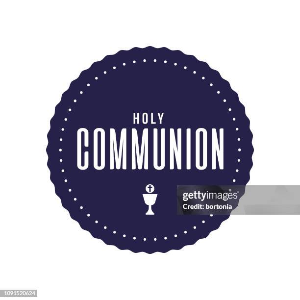 holy communion - last supper stock illustrations
