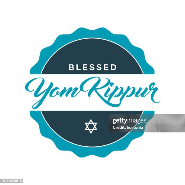 yom kippur - shofar stock illustrations