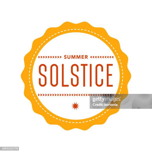 summer solstice - mid summer stock illustrations