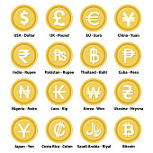 Various Currency Icons