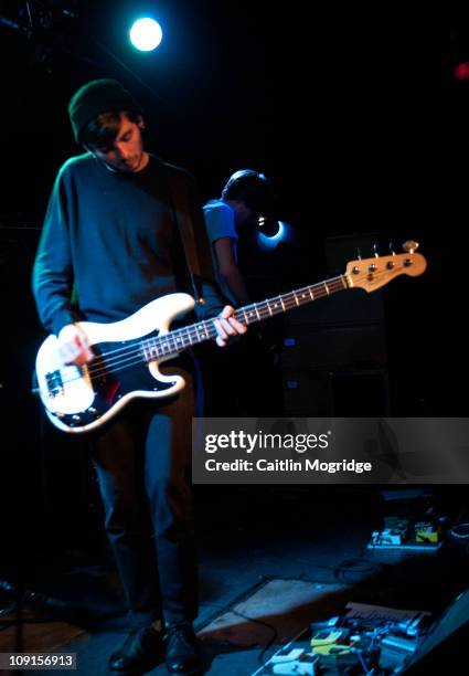 Lewis Bowman, Liam Arklie and Alex Parry of Chapel Club perform at Talking Heads on February 15, 2011 in Southampton, England.