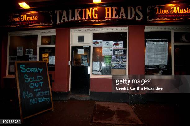 Lewis Bowman, Liam Arklie and Alex Parry of Chapel Club perform at Talking Heads on February 15, 2011 in Southampton, England.