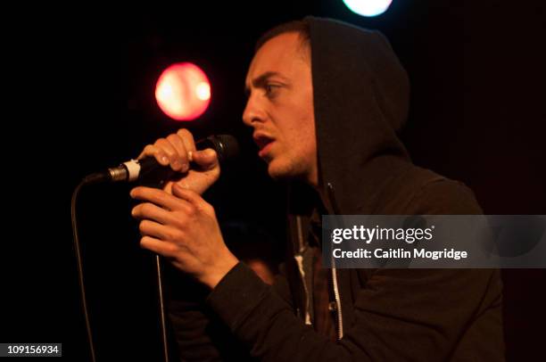 Lewis Bowman, Liam Arklie and Alex Parry of Chapel Club perform at Talking Heads on February 15, 2011 in Southampton, England.