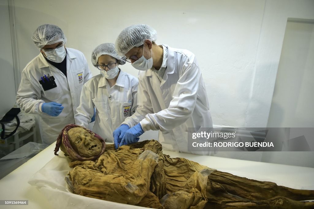 ECUADOR-SCIENCE-MUMMY