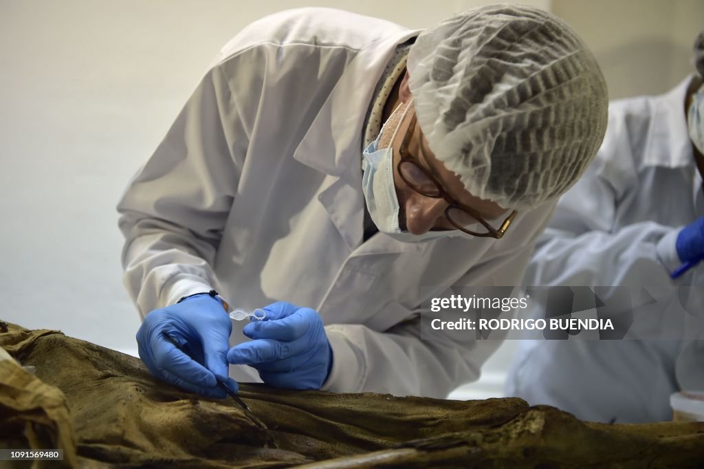 ECUADOR-SCIENCE-MUMMY