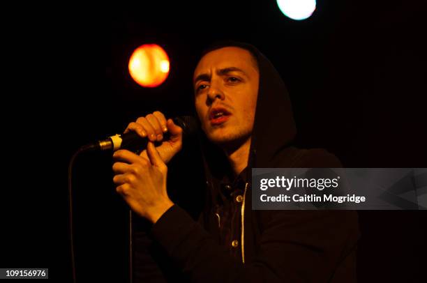 Lewis Bowman, Liam Arklie and Alex Parry of Chapel Club perform at Talking Heads on February 15, 2011 in Southampton, England.