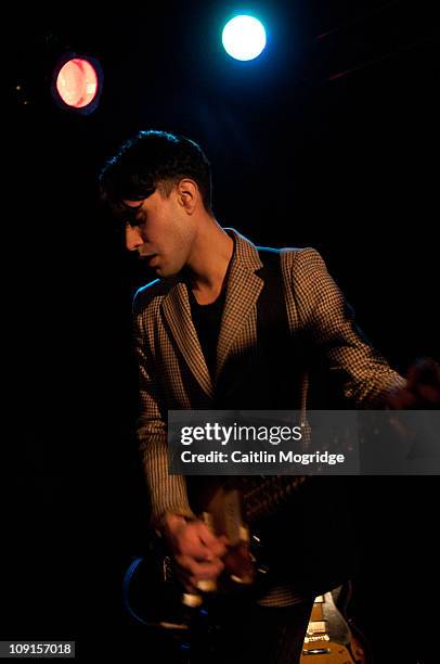 Michael Hibbert of Chapel Club performs at Talking Heads on February 15, 2011 in Southampton, England.