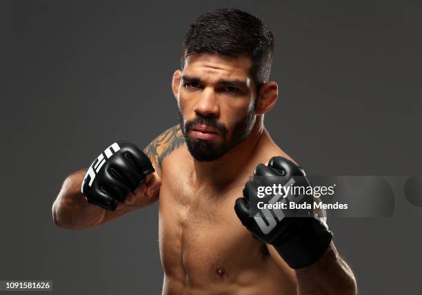 Raphael Assuncao poses for a portrait during a UFC photo session on January 30, 2019 in Fortaleza, Brazil.