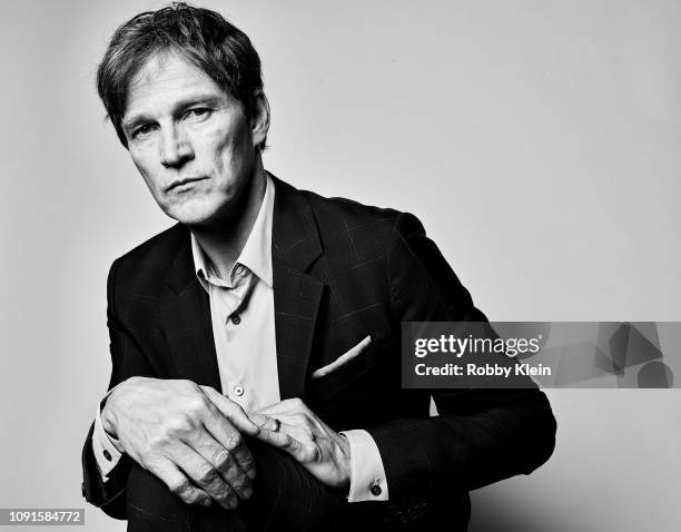 Stephen Moyer of CBS's 'Flack' poses for a portrait during the 2019 Winter TCA at The Langham Huntington, Pasadena on January 30, 2019 in Pasadena,...