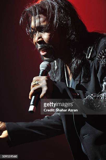 Nickolas Ashford of Ashford & Simpson performs at The Apollo Theater on February 15, 2011 in New York City.