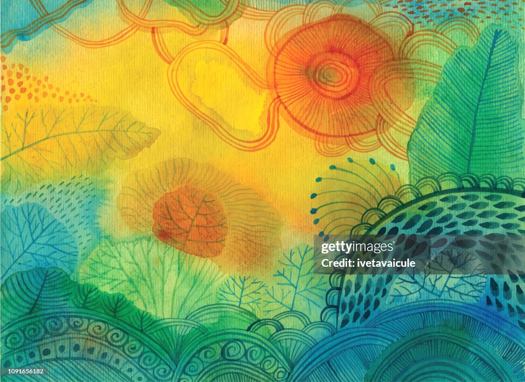 Abstract watercolour background