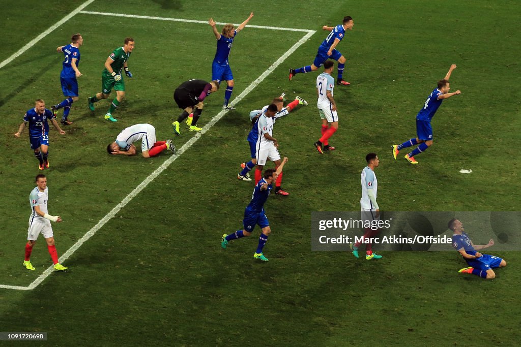 Football - UEFA EURO 2016 - Round of 16  - England v Iceland