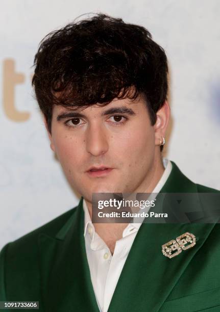 Deisgner Alejandro Palomo attends the 'Maestros de la costura' 2nd season press conference at Daroca y Punto space on January 09, 2019 in Madrid,...