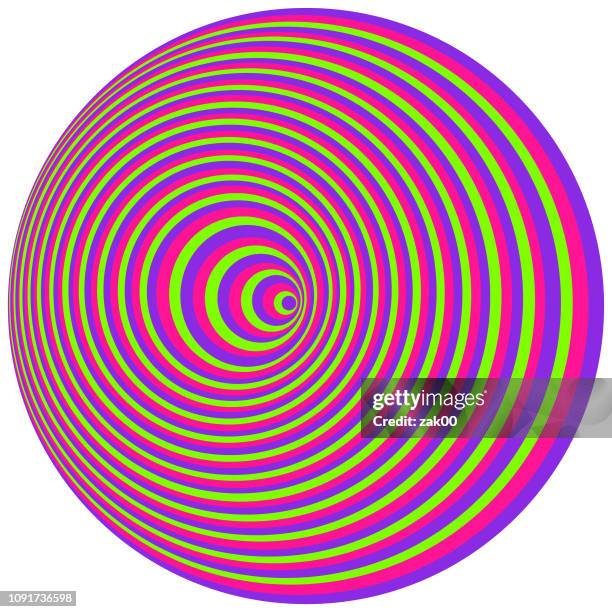 optical art. cover design template - illusion stock illustrations