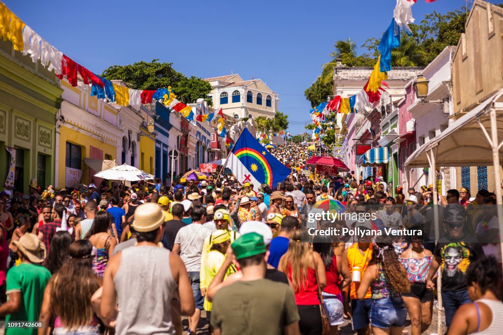 Street Carnival in Olinda city